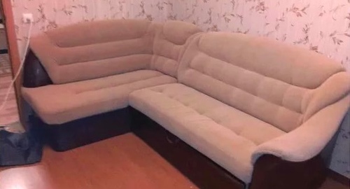 Перетяжка углового дивана. Славгород